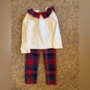 Janie and Jack Girls Plaid Set